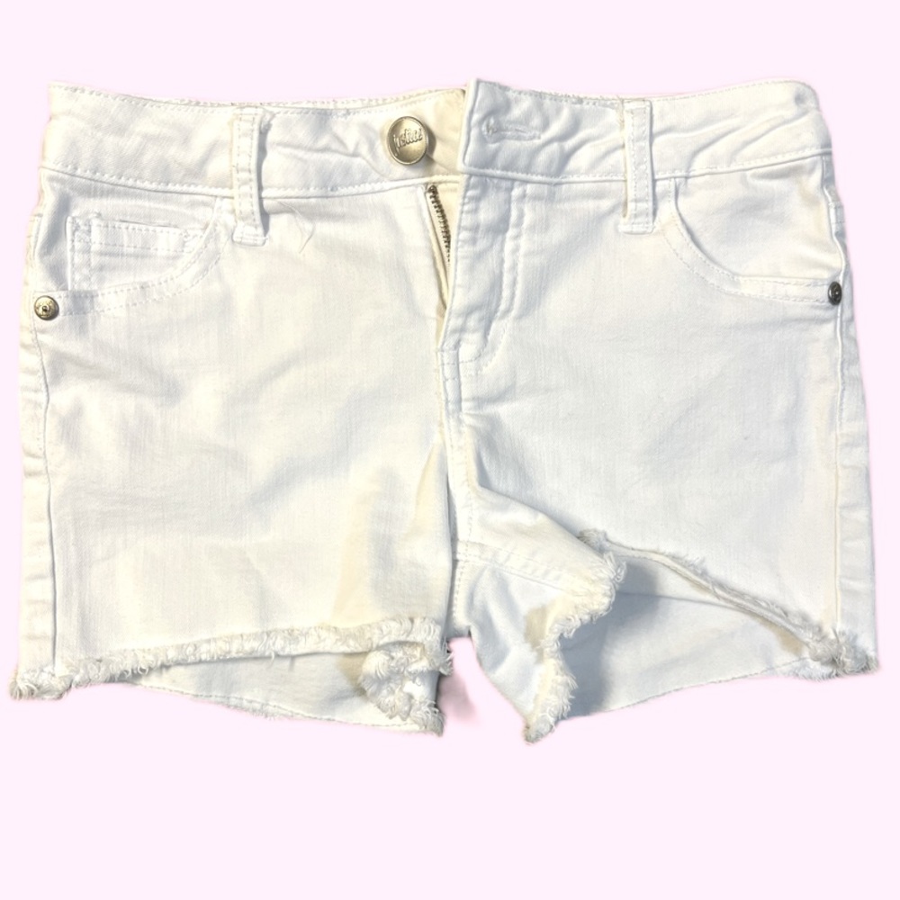 Justice cut off jean shorts 12
